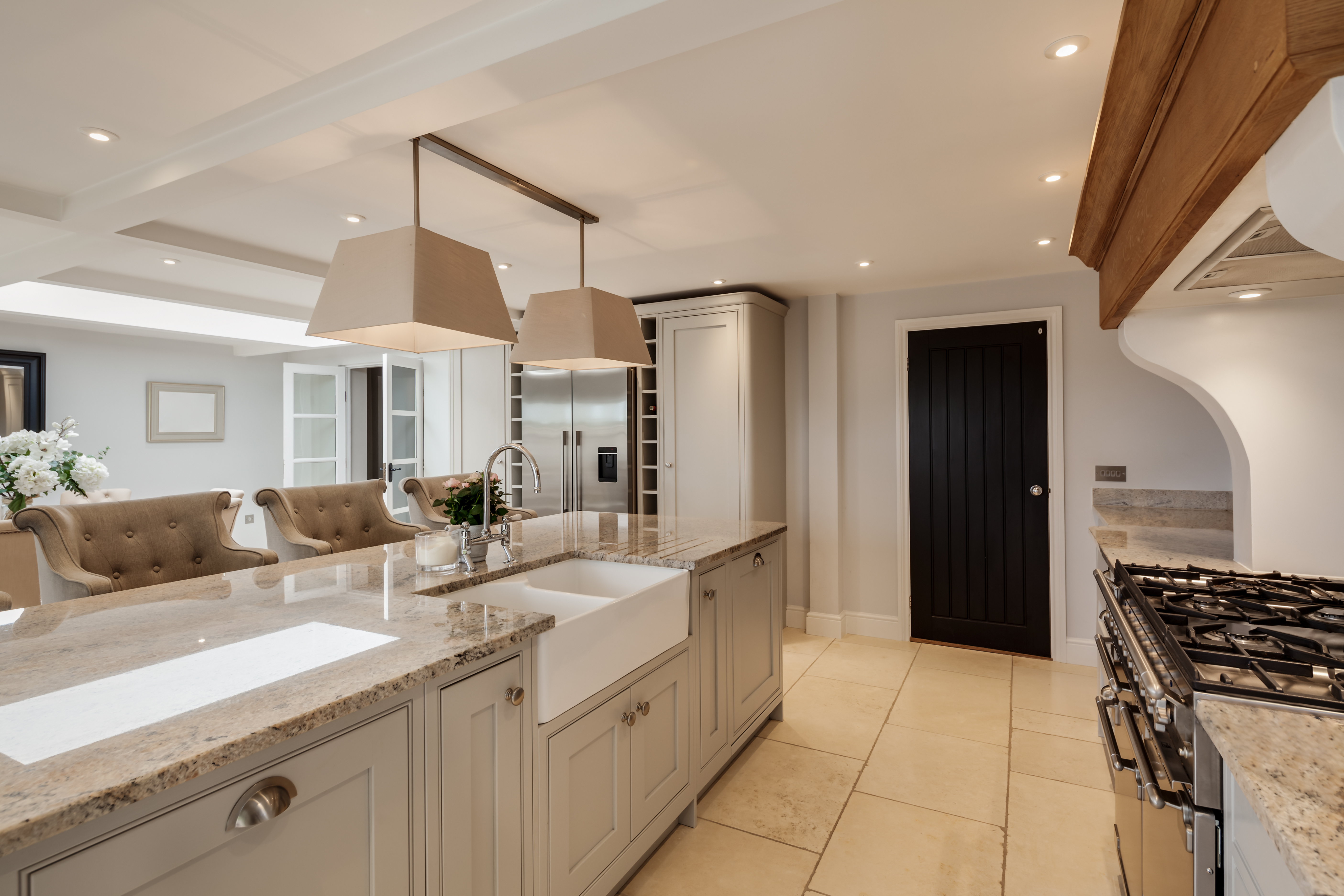 Modern kitchen interior of a property
